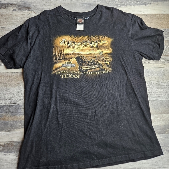 Harley Davidson Motorcycles Men's XL Stockyards Fort Worth, TX - Picture 2 of 9